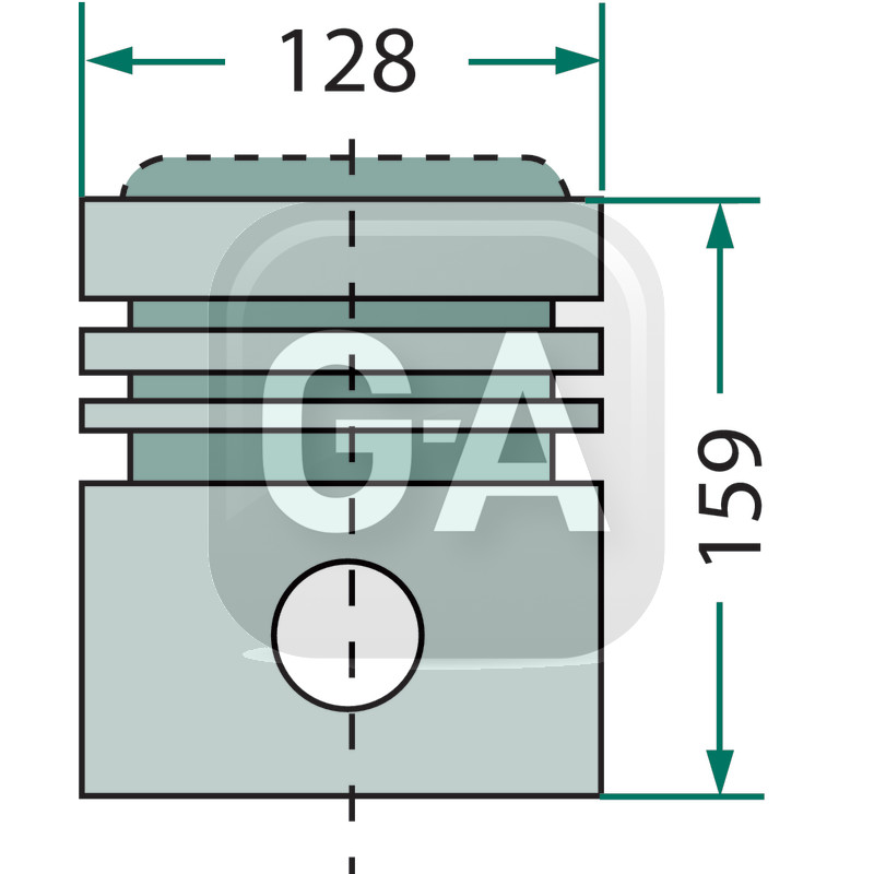 Piston complet Hanomag